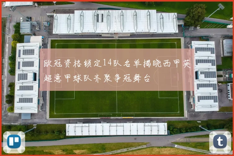 欧冠资格锁定14队名单揭晓西甲英超意甲球队齐聚争冠舞台